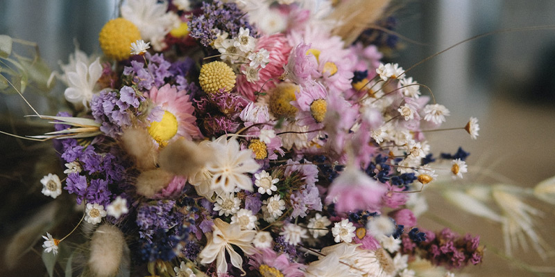 Dried Flower Scented Sachet｜Preserved Flower Gift Flower Gift House-Warming Anniversary Floral Arrangements Dried Flower Wedding Gift