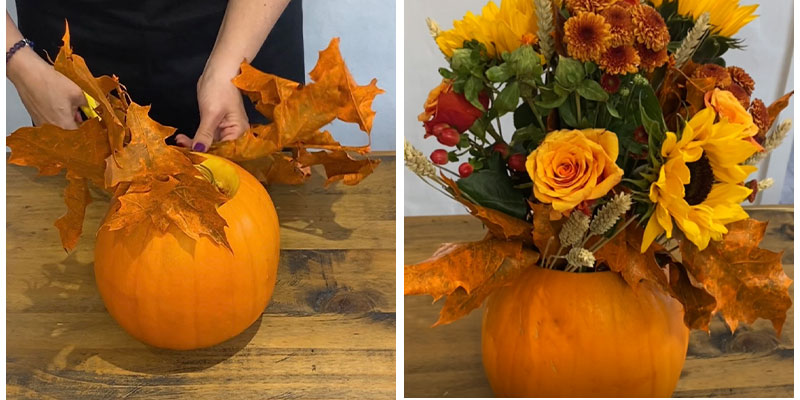 How to Make a Pumpkin Vase - Appleyard London