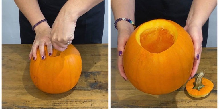 How to Make a Pumpkin Vase - Appleyard London