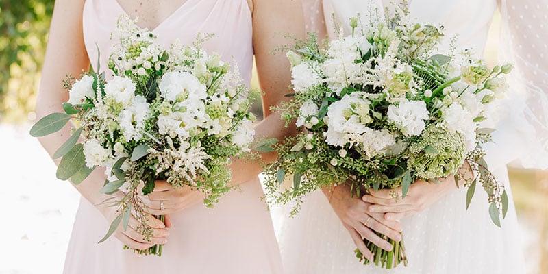 Luxurious Bridal Bouquets with Garden Roses & Peonies