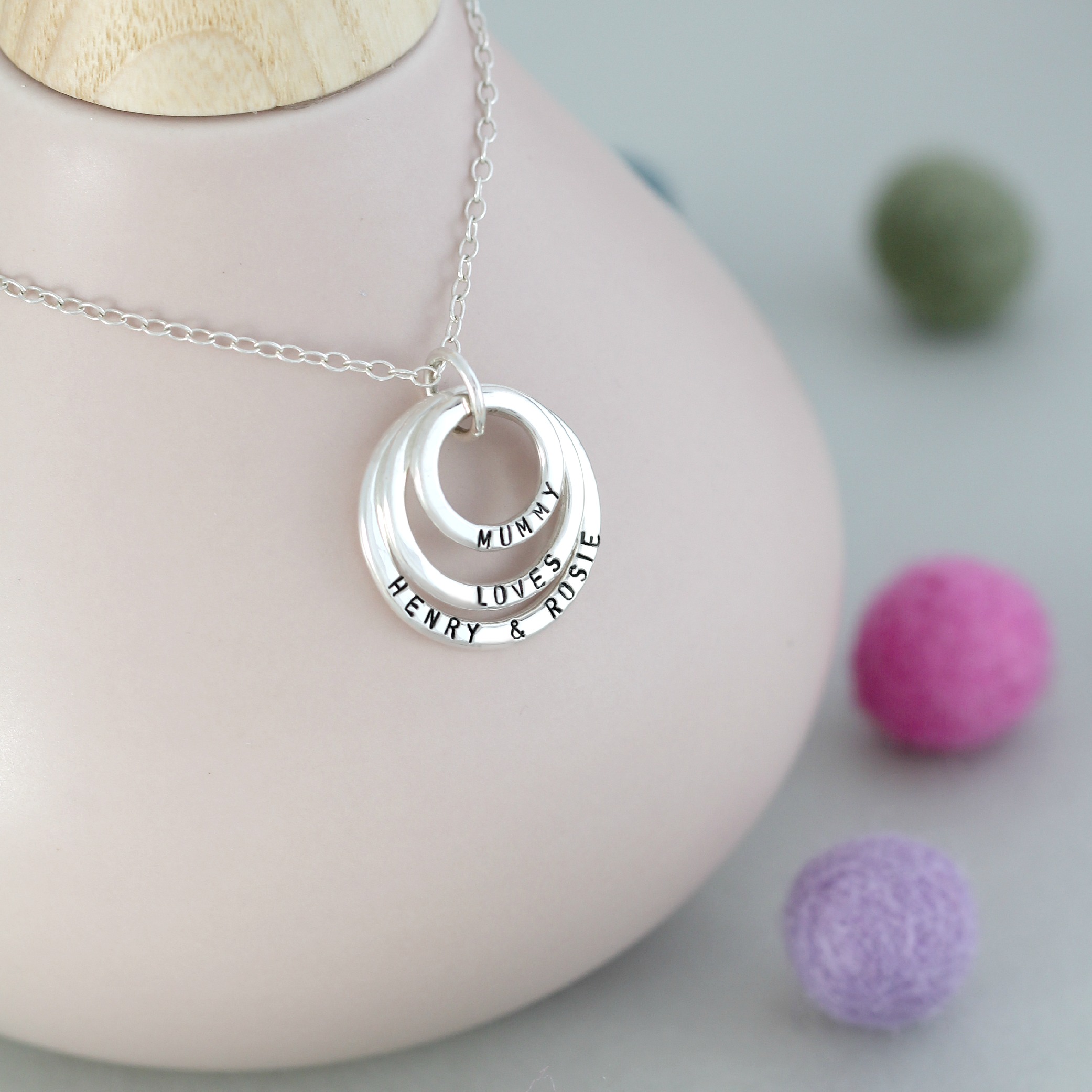 Personalised Family Names Necklace