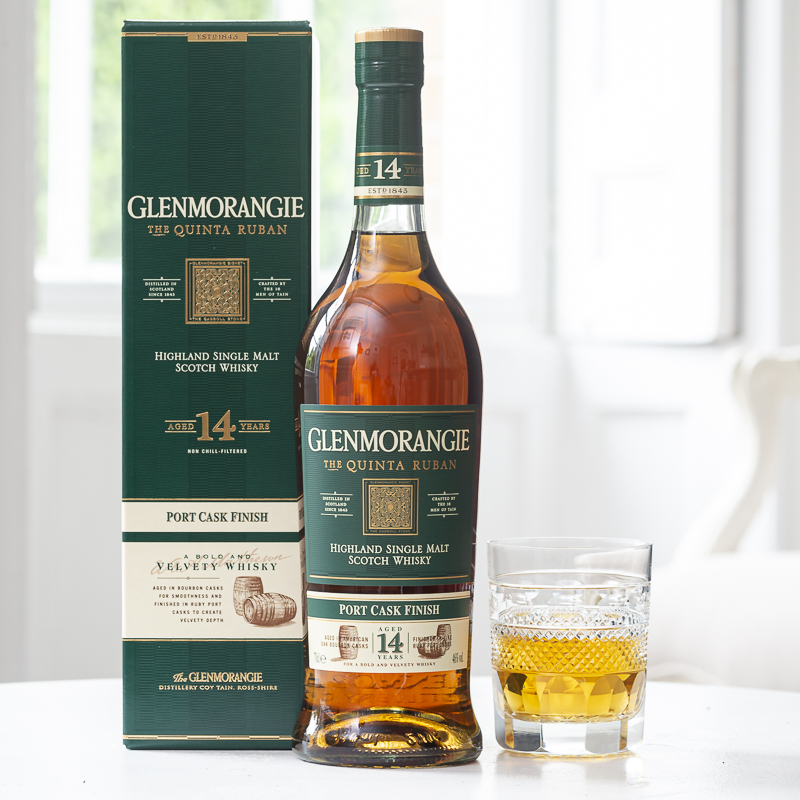 Glenmorangie Quinta Ruban 14 Year Old Single Malt Scotch Whisky - Highland Whisky With Port Cask Finish - UK Delivery - Gift Idea - Next Day Gift