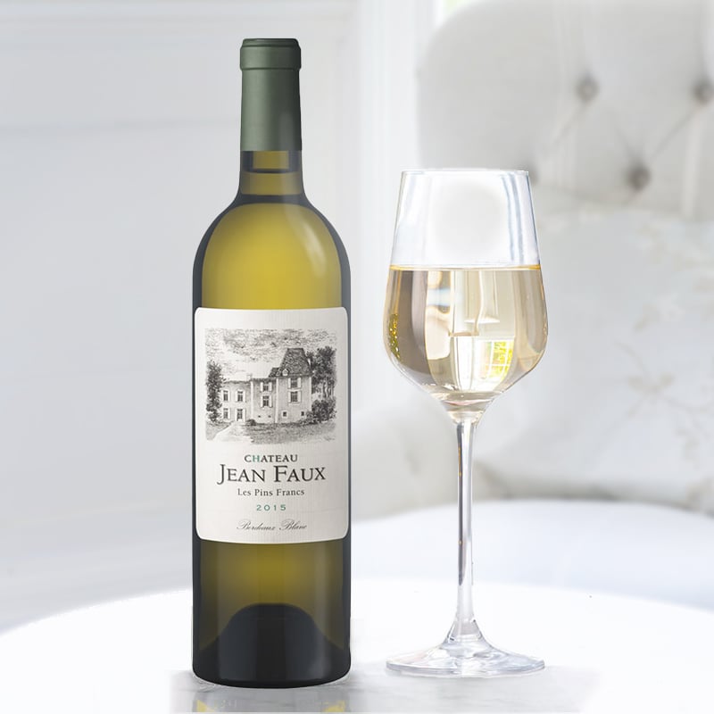 Château Jean Faux "Les Pins Francs" Bordeaux - White - Gift Idea - Next Day Gift Delivery UK - Appleyard London