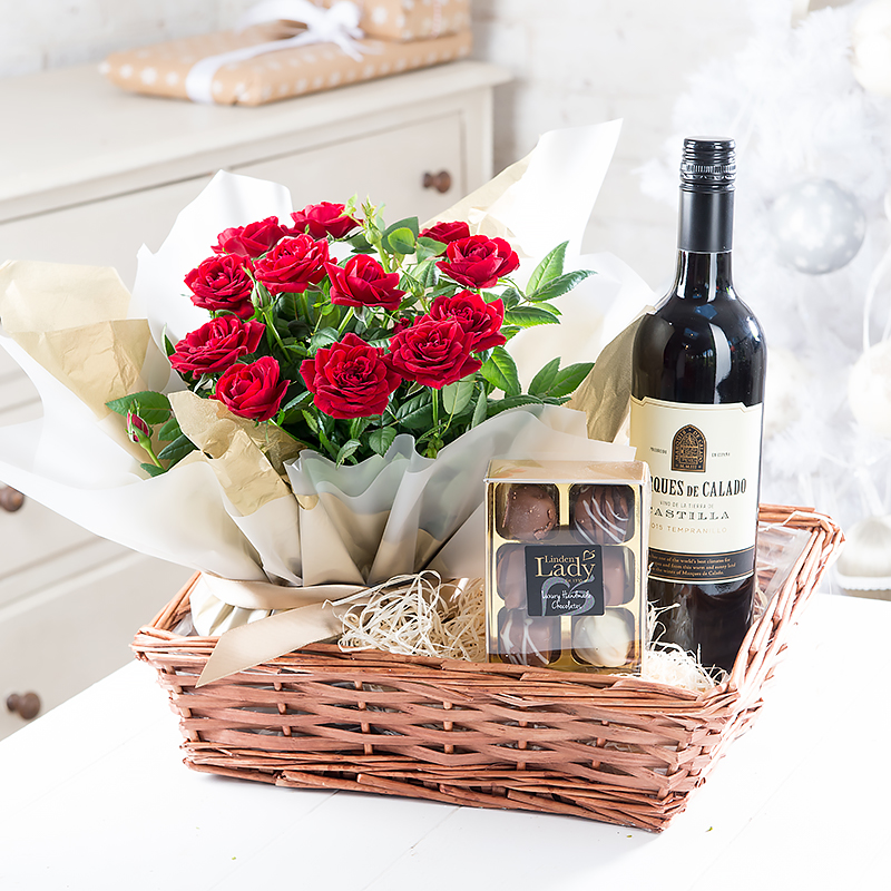 Christmas Red Wine Hamper