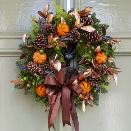 Alluring Amber Wreath