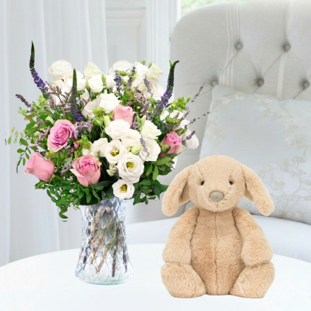 Scented Lavender, Jellycat Luxe Puppy Orlando (31cm)