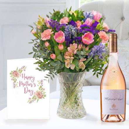 Spring Blossom, Whispering Angel & Happy Mother's Day Card