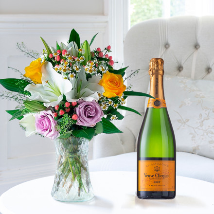 Glaze & Veuve Clicquot