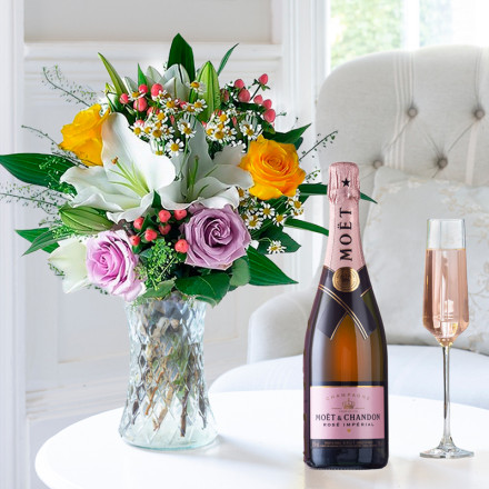 Glaze & Moët Rosé