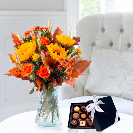 Pumpkin Pie & 9 Luxury Chocolates