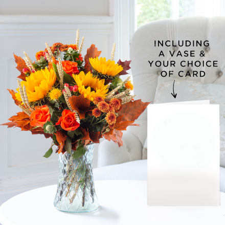 Pumpkin Pie, Vase & Card