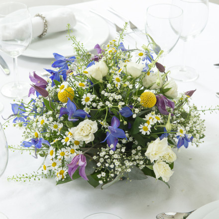 Wild Meadow Posy Table Centre