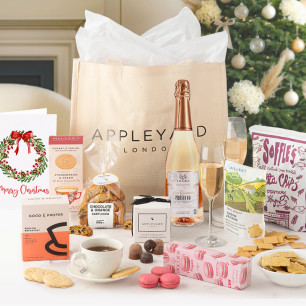 Christmas Afternoon Tea Hamper with Prosecco