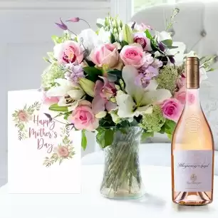 Cottage Garden, Whispering Angel (75cl) & Mother's Day Card