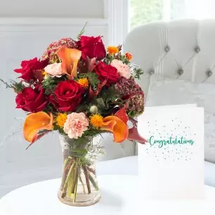 Butternut Squash & Congratulations Card