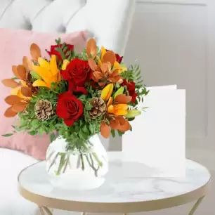 Christmas Lily & Rose & Free Occasion Card