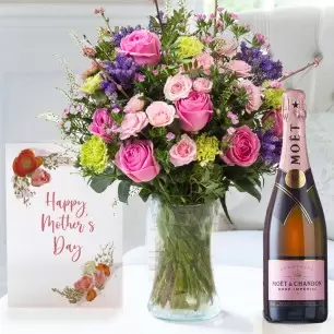 English Garden, Moet Rosé & Mother's Day Card