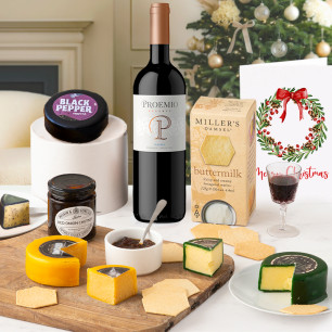 Festive Cheese & Wine Hamper