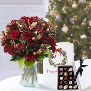 Fruits of the Forest, 25 Luxury Chocolates & Christmas Card