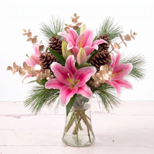 Festive Lily & Rose
