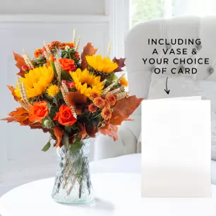 Pumpkin Pie, Vase & Card