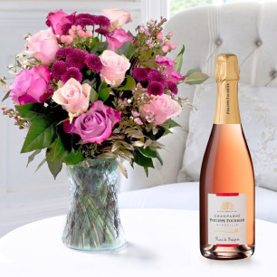 Scented Garden & Philippe Fourier Rose Champagne (75cl)