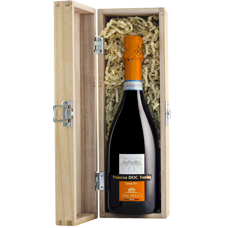 Dal Bello Prosecco in wooden box