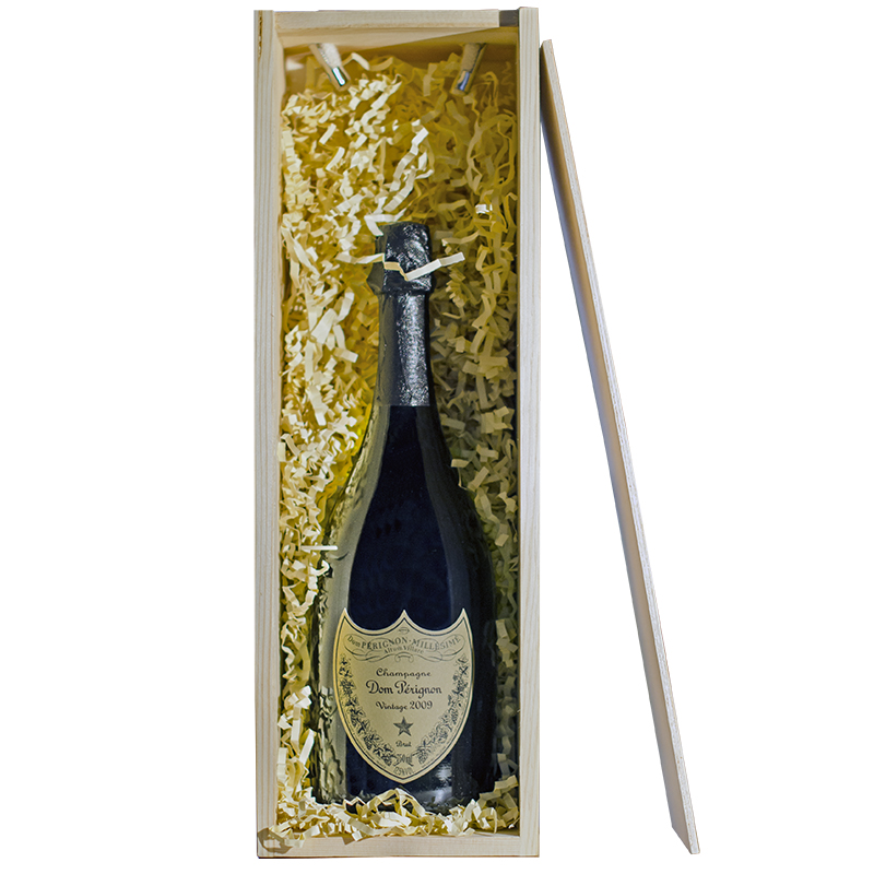 Dom Perignon in wooden box