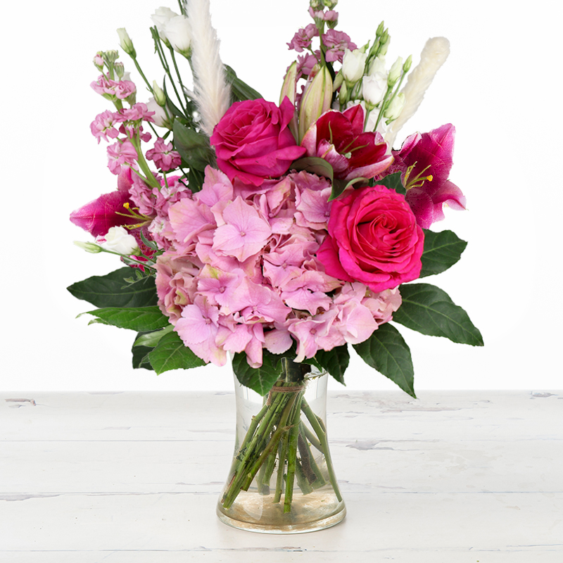 Fuschia Fancy | Vibrant Summer Flowers | Peony & Rose Bouquet | Next Day Flower Delivery UK - Appleyard London