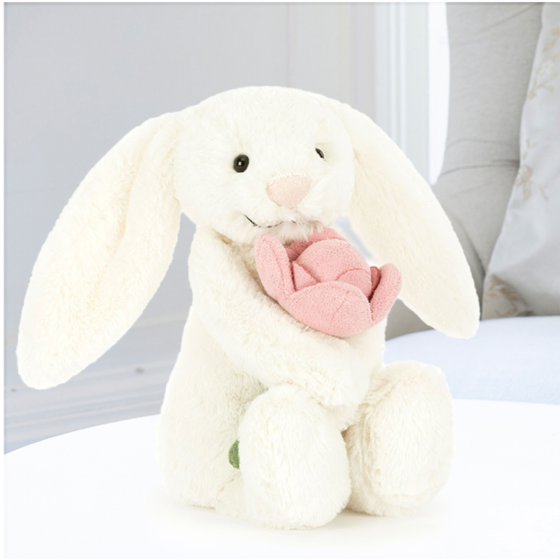 Jellycat Bashful Bunny Peony (18cm)