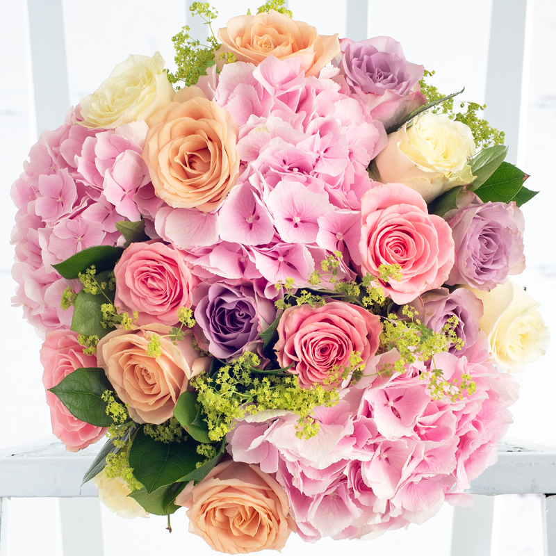 Luxury Summer Flower Bouquet - Candy Clouds - Pink Next Day Flower Delivery UK - Appleyard London