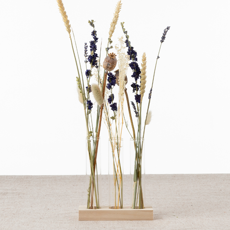 Little Lavenders - Dried & Flowers - Dried Delphiniums, Lavender & Wheat - Flower Bouquet - Next Day Flower Delivery UK