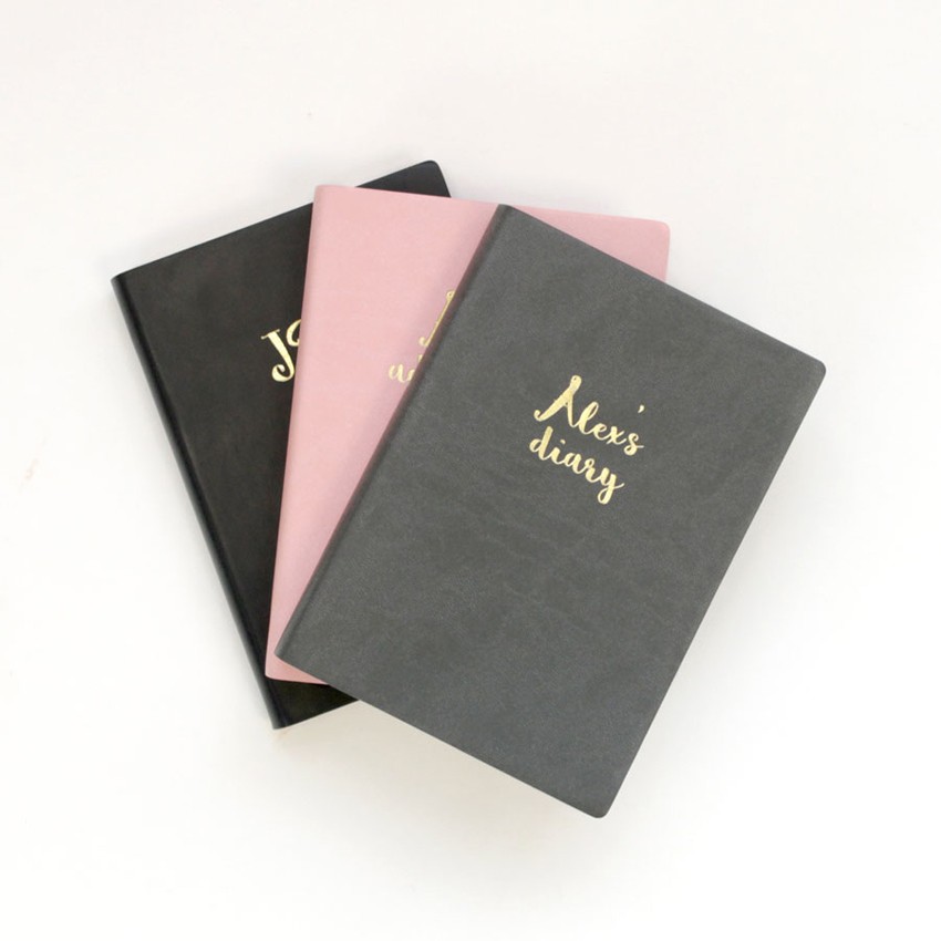 Personalised PU Leather Diary