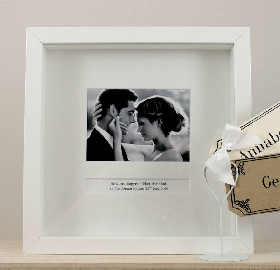 Personalised Wedding Day Photo Frame