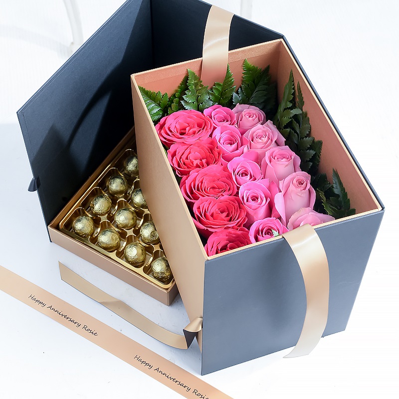 Personalised Rose & Truffle Hamper