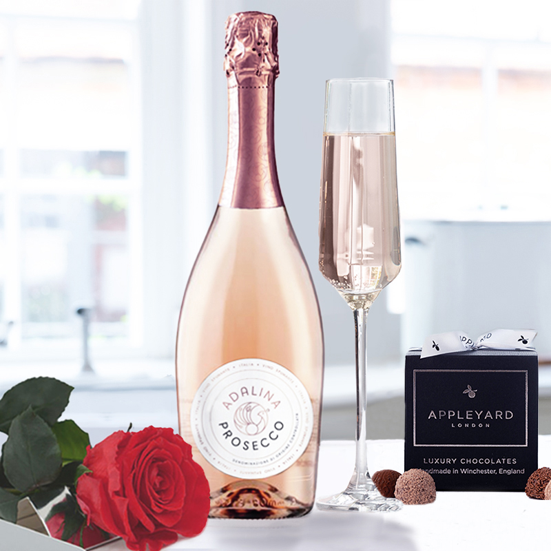 Flower Gift Set Forever Rose - Red - Next Day Flower & Gift Delivery UK - Appleyard London