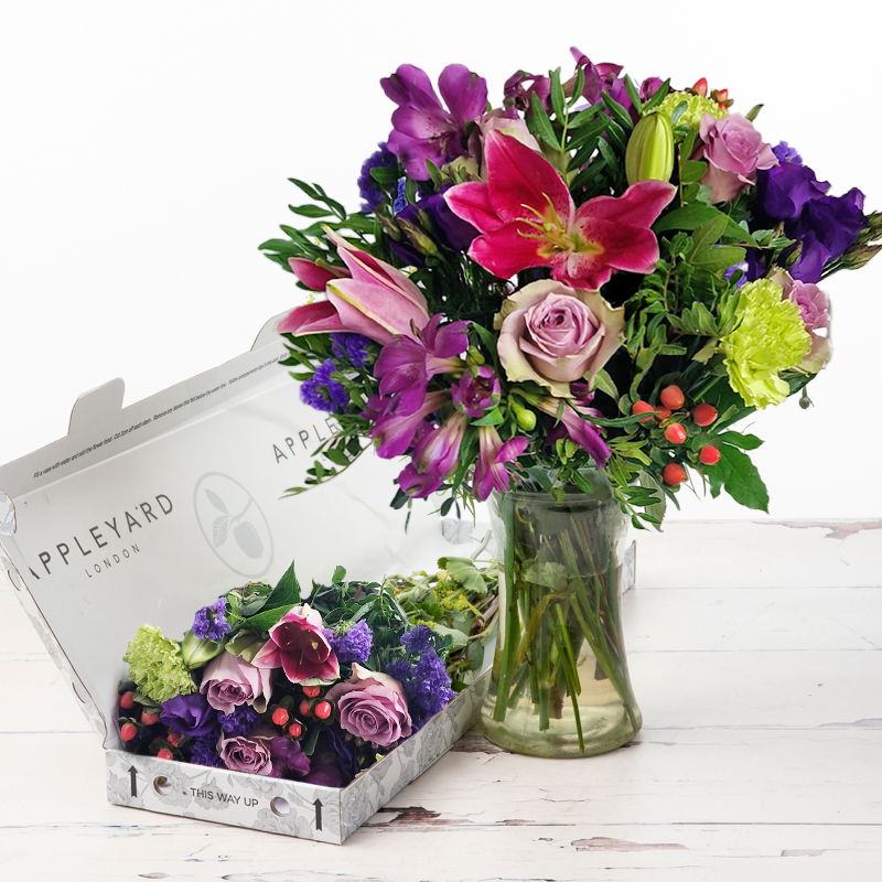 Letterbox Lavender - Roses Bouquet - Affordable Letterbox Flowers - Next Day Flower Delivery UK - Appleyard London