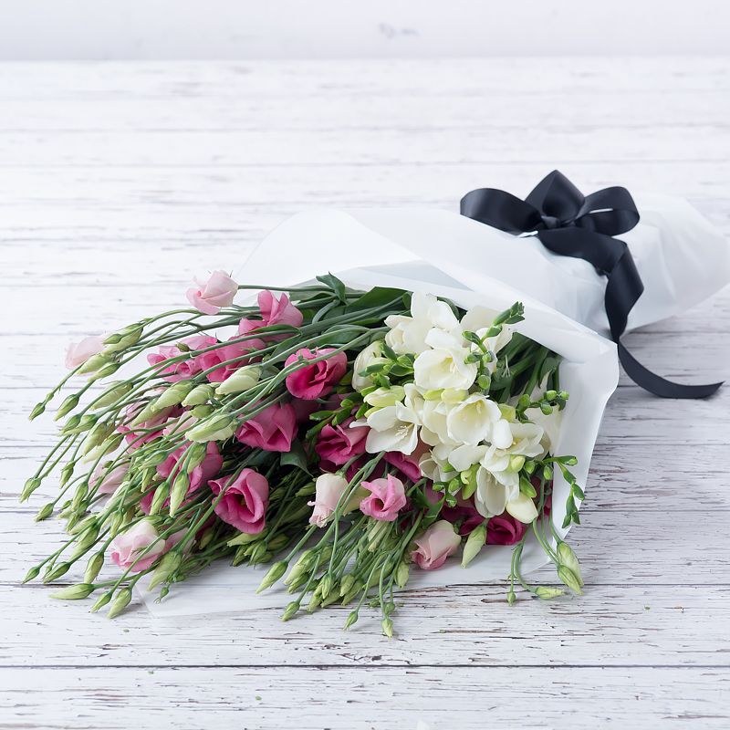 Eustoma & Freesia Cut Flowers