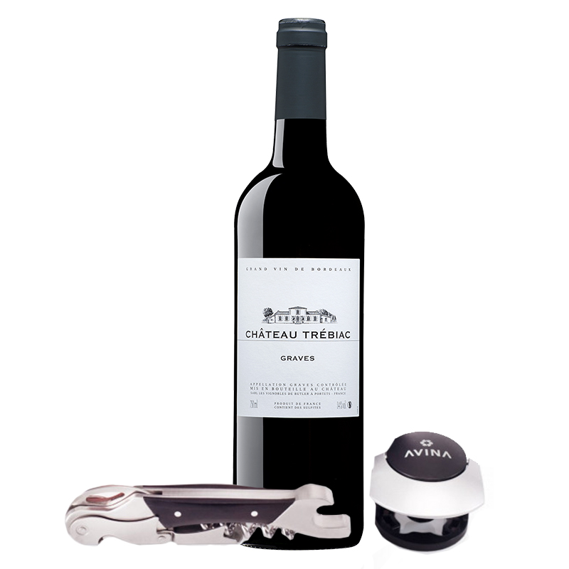 Red Bordeaux & Corkscrew Gift Set