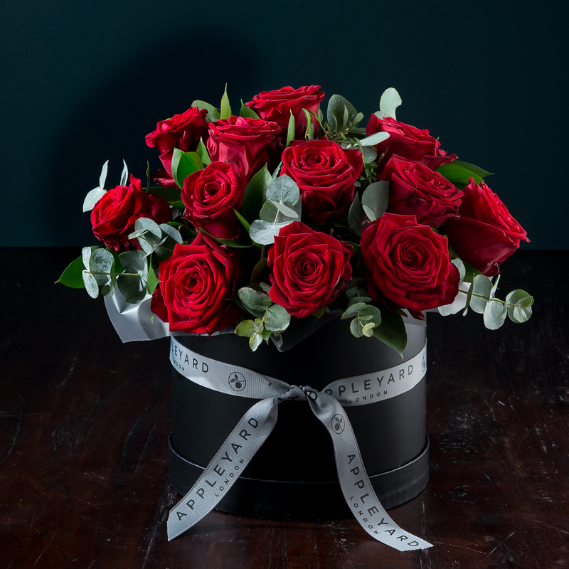 Red Rose Hatbox