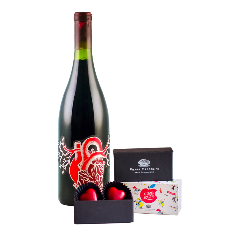 Art & Science Syrah & Luxury Chocolate Hearts