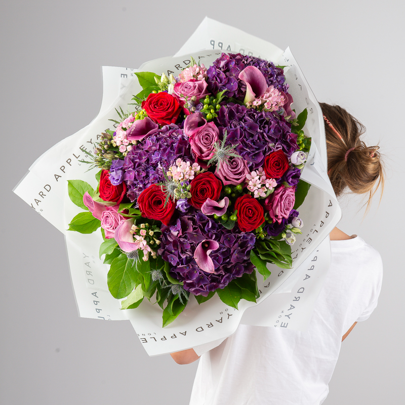 Luxury Flowers - The Chelsea - Pink Flowers - Calla Lily & Hydrangea Bouquet - Premium Next Day Flower Delivery UK - Appleyard London