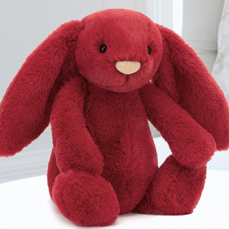 Jellycat Bashful Luxe Bunny Scarlett Original 31cm