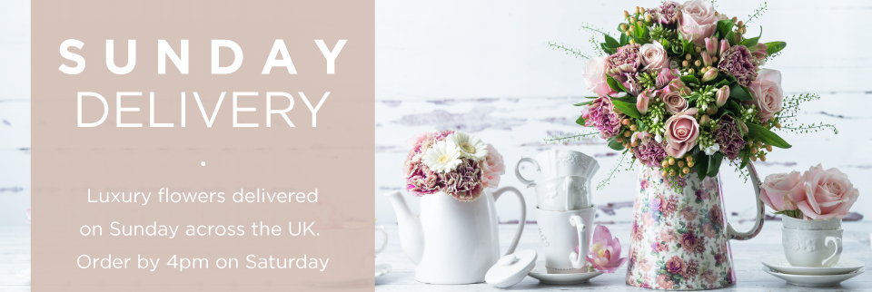 Sunday Flower Delivery Appleyard Flowers This Delicate Ortment Of Flowers Includes Pale Pink Roses And Spray Carnations Scented Lilac Stocks Striking Green Chrysanthemum